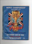 1966 World Cup Final Programme